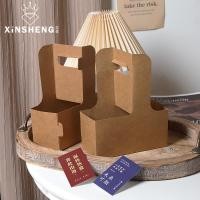 ราคา กล่องดอกไม้แบบหิ้วสำหรับใส่กาแฟกล่องใส่กระดาษคราฟท์กล่องของขวัญใส่ดอกไม้กล่องใส่ช่อดอกไม้กล่องบรรจุกล่องใส่ของ (20034453496)