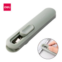 ราคา Deli คลิปหนีบกระดาษ เครื่องเข้าเล่ม เครื่องเย็บกระดาษพกพา เครื่องเข้าเล่ม เครื่องเย็บกระดาษ ที่เย็บกระดาษ เครื่องเข้าเล่มเอกสาร OfficeME (18343659626)