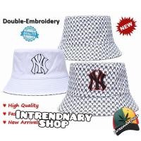 ราคา Ny หมวก เอ็นวาย MLB New York Bucket หมวกบักเก็ต ใส่ได้ 2 ด้าน 2 in 1 หมวกปีกกว้าง งานคุณภาพดี 100 ใส่ง่าย สะดวกสบาย หมวกกันแดด หมวกแฟชั่น Fashion Bucket 2565 (929050570)