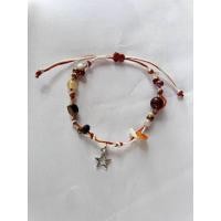 ราคา กำไลข้อมือถัก กำไลข้อมือ เชือกเทียน กำไลเชือกเทียน ทูโทน (20636137154)