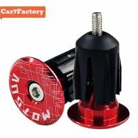 ราคา Fast Delivery ปลั๊กอุปกรณ์ติดปลายแฮนด์จักรยานอะลูมินัมอัลลอย2ชิ้นสำหรับจักรยานพับ MTB (18456920950)