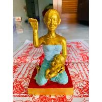 ราคา นางกวักแม่ลูกอ่อน แม่นางนวลทองสำลี (20896064284)