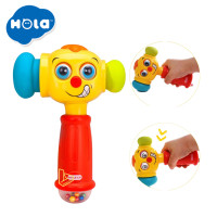 ราคา Huile Toy Hola แบรนด์แท้ ค้อนเด็กเล่น นับเลข มีเสียง มีไฟ Funny hammer By Huile (14752802681)