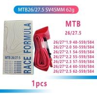 ราคา RideNow Ultra light Mountain bike inner tube fit 26 27 5 inch MTB Professional Racing Inner Tire FV45mm Portable 29inch TPU tire high quality (19079123877)