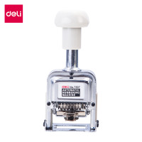 ราคา Deli เครื่องตีเบอร์ เครื่องรันนัมเบอร์ เครื่องปั้มเลข 6 10 หลัก ประกอบไปด้วย ขวดหมึก เครื่องใช้สำนักงาน Numbering Machine (21143870054)