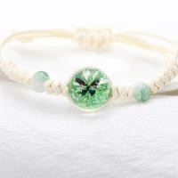 ราคา ใหม่เซรามิคลูกปัดสร้อยข้อมือคริสตัลลูกปัดสร้อยข้อมือแก้วลูกบอลดอกไม้แห้งสร้อยข้อมือคู่แฟนนักเรียนสร้อยข้อมือ (12619802514)