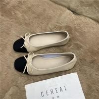 ราคา โบว์ Chanel รองเท้าคัชชูไม่มีส้นผู้หญิง2021ฤดูใบไม้ผลิใบไม้ร่วงแบบใหม่หัวเหลี่ยมปากตื้นรองเท้าบัลเล่ต์คนขี้เกียจรองเท้า Tods (9778983635)