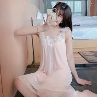 ราคา Ao Dai ชุดนอนสไตล์พระราชวังสไตล์ฝรั่งเศสสำหรับผู้หญิงชุดนอนเซ็กซี่ลูกไม้ยาวสีขาวผ้าฝ้ายแท้สำหรับฤดูใบไม้ผลิและฤดูใบไม้ร่วงชุดใส่ในบ้านสำหรับเจ้าหญิงนางฟ้าฤดูร้อน (16669235279)