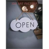 ราคา ป้ายเปิดปิด ป้ายแขวน open closed ป้ายเปิดปิดร้าน ทรงก้อนเมฆ ป้ายเปิดปิดร้าน ป้ายทนน้ำ k6 sign23 แถมจุกยางติดกระจก (12402680353)