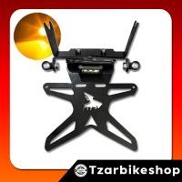 ราคา ท้ายสั้นแม่เหล็ก เฉพาะรุ่น CB650R CBR650R 2021 2023 แบรนด์ BuffaloWings พับเก็บได้ พร้อมไฟเลี้ยวแต่งและไฟส่องป้าย (16244248314)