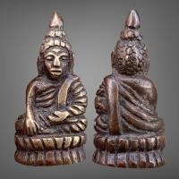 ราคา พระชัยวัฒน์ เนื้อสัมฤทธิ์ พิมพ์แต่ง จีวรธรรมยุต หลวงปู่เอี่ยม วัดหนัง (13997515602)