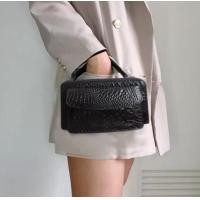 ราคา สีดำ Super Black กระเป๋าหนังจระเข้แท้ๆ หนังเต็ม จะหิ้วหู หรือสะพาย ก็ดูดี (16128244026)