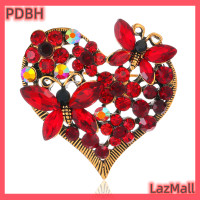 ราคา ร้านแฟชั่น PDBH จิวเวลรี่เครื่องประดับเสื้อผ้าผู้หญิงรูปผีเสื้อคริสตัลย้อนยุคขายดีเครื่องประดับงานปาร์ตี้เข็มกลัดหัวใจ (20878750895)