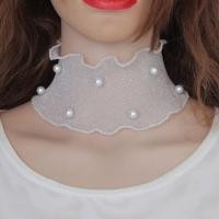 ราคา ปลอกคอดูดซับเหงื่อ ผ้าลูกไม้ตาข่าย ผ้าพันคอลูกไม้ ปกปิดรอยแผลเป็น ป้องกันแสงแดด สําหรับใช้กลางแจ้ง สวมใส่สบาย (18148181238)