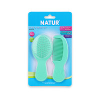 ราคา Natur ชุดแปรงหวีผม สำหรับเด็ก เนเจอร์ แปรงหวีผมเด็ก ปลอดภัยต่อหนังศรีษะเด็ก หวีผมเด็ก แปรงหวีผมเด็กแรกเกิด (17651088034)
