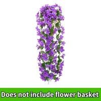 ราคา 80ซม ดอกไม้ปลอม ไม้เถาไม้เลื้อยจำลองกล้วยไม้ประดิษฐ์ แขวนผนังบ้านของตกแต่งงานแต่งงานติดผนังสวน พวงมาลัยดอกไม้ (20404017243)