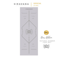 ราคา SIRAVANA เสื่อโยคะยางพารา รุ่น Bow Ribbon PU Matte Coco 5mm (18480691669)