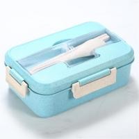 ราคา กล่องข้าวฟางข้าวสาลี กล่องข้าวไมโครเวฟ กล่องข้าวอเนกประสงค์ กล่องอาหารกลางวัน 3 ช่องแบ่ง ฟางข้าว แถม ฟรี ช้อนและตะเกียบ (20444266948)