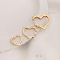 ราคา ต่างหูรูปหัวใจ14K ชุบทองต่างหูรูปหัวใจพีชแบบมีตะขอเกี่ยวหูแบบฝรั่งเศสต่างหูทำมือแฟชั่นมีชื่อเสียงอินเตอร์เน็ต Diy (20497594731)