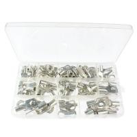 ราคา 100pcs Copper Terminal Blocks Kit SC Series Copper Terminals Electrical Wire Terminal Blocks Set 6mm 10mm 16mm 25mm 35mm (20887248289)