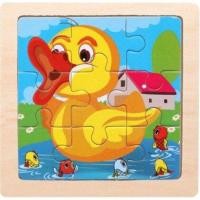 ราคา ของเล่นไม้ เสริมทักษะ จิ๊กซอว์ไม้ แบบขอบสี่เหลี่ยม (9797709574)