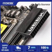 ราคา 90 องศาสก์ท็อปเมนบอร์ด ATX 24pin หญิง 24pin ชาย Power Adapter (793806099)