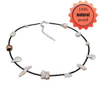 ราคา สร้อยคอคริสตัลแฟชั่นสำหรับผู้หญิงเครื่องประดับสร้อยคอผีเสื้อไข่มุกน้ำจืดธรรมชาติแบบบาร็อค (19501454830)