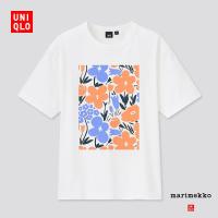 ราคา New UNIQLO Womens Round Neck Short Sleeve T Shirt Marimekko Printed Hot Wind (20234118080)