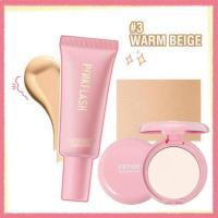 ราคา AOLIAO Lameila เครื่องสำอางมืออาชีพสำหรับผู้หญิง2ชิ้น ชุดแป้งฝุ่นผัดหน้า รองพื้นเหลวผงสำเร็จรูปกันน้ำผิวด้านควบคุมความมัน (19272983671)