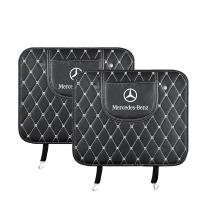 ราคา พรมกันรอยเท้าหนังสำหรับเด็กรถสำหรับ Mercedes Benz CLS CLA GL R SLK AMG ABC S Class ผ้าคลุมปกป้องหลังที่นั่งกันน้ำ W210W176W203W204W220 (18368782890)