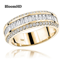 ราคา BloomHD แหวนแต่งงานประณีตหมั้นแหวนเพชรแหวนหมั้นแหวนเจ้าสาวแหวนหมั้นขนาด5 11 (13695456540)