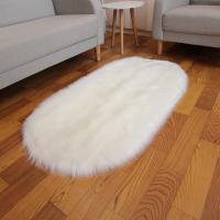 ราคา ในสต็อก พรมกำมะหยี่ขนยาวสีขาวรูปไข่ พรมขนเฟอร์นุ่มสบายสุดๆพรมปูพื้นห้องนั่งเล่นกันลื่นพรมปูพื้นตกแต่งบ้าน (17968740570)