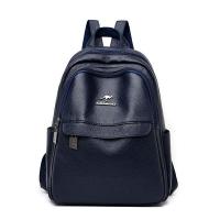 ราคา แฟชั่นคอมโพสิตหนังวัวสุภาพสตรีหนังนุ่มกระเป๋าเป้สะพายหลังหนังแท้กระเป๋าสะพายคู่ผู้หญิง 2023 ใหม่เดินทางเกาหลีรุ่นกระเป๋านักเรียนร้อยชุด (20467138116)