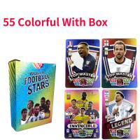 ราคา Football Star Ronaldo Messi Mbappe Rare Football All Star Collection Cards COLORFUL Gold Silver Black English Trading Card Toys (20486395463)