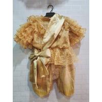 ราคา พร้อมส่งจากไทยชุดไทยร 5 Set 3 ชิ้นเสื้อลูกไม้โจงกระเบนสายสะพายงานดี ราคาถูก น่ารักมากค่ะ (19185784931)