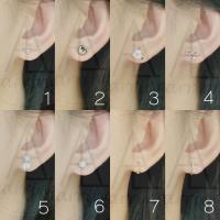 ราคา มินิมอลสีเงิน93 ต่างหูมินิมอลแบบติดหู ราคาต่อ1คู่ พร้อมแป้น ทับหลัง แบบโลหะทุกคู่ (20170375816)
