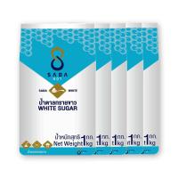 ราคา ส่งด่วน ตราษฎา น้ำตาลทรายขาว 1 กก x 5 ถุง Sada White Sugar 1 kg x 5 Bags สินค้าราคาถูก พร้อมเก็บเงินปลายทาง (17570501049)