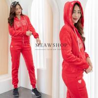 ราคา Set ชุดวอร์ม กำมะหยี่ สวมใส่สบาย S 2XL ชุดขึ้นเครื่อง ชุดกีฬา ชุดใส่เที่ยว ธีมกีฬา ชุดกันหนาว ชุดใส่เที่ยว เสื้อกันหนาว มีฮู้ด งานป้าย 9832 (18663090170)