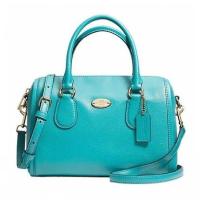 ราคา กระเป๋าถือ Coach แท้ หนังแท้ ฟอกแบบกันรอยขีดข่วน สีสวยมาก มีสายยาว COACH 33329 CROSSGRAIN LEATHER BENNETT SATCHEL (1440084750)