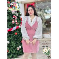 ราคา ฮ550 ร้านนี้ส่งไว เซ็ตเอี๊ยมกำมะหยี่ 5สี ชุดเซ็ทสาวอวบ เสื้อผ้าสาวอวบ แฟชั่นสาวอวบ ชุดสาวอวบสวยๆ ชุดคนอ้วนสวยๆ (17271494452)