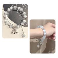 ราคา JZ จี้ล็อคนิรภัยสไตล์จีนกำไลข้อมือสีเงินกำไลข้อมือลูกปัดโอปอลเครื่องประดับหรูหราน้ำหนักเบาพรีเมี่ยม (20743385933)