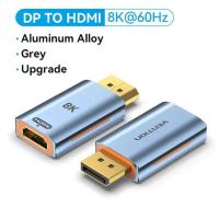ราคา Vention DP To HDMI Adapter 1080P Display Port Male To HDMI Female Converter For PC Laptop Projector DisplayPort To HDMI Adapter (19725593967)