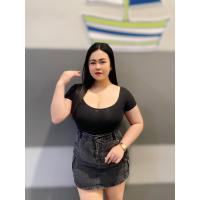 ราคา บอดี้สูท สาวอวบ ผ้าเรย่อน แขนสั้น (20528865322)