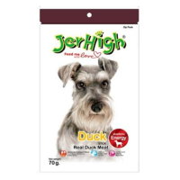 ราคา 6 แถม 1 Jerhigh Chicken Stick เจอร์ไฮ สติ๊ก ขนมสุนัข ผลิตจากเนื้อสันในไก่แท้ๆ ชนิดแท่ง 50 420g (15024740999)