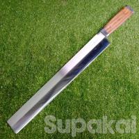 ราคา มีดทำครัว ปอกแตงโม ทำอาหาร ปอกผลไม้ อรัญญิก ใบเงา ตัวบาง ทรงหัวตัด ใบยาวถึง 15 นิ้ว ด้ามไม้แท้ ใบเงาสวยงาม ด้ามจับแบนจับถนัดมือ (12590136905)