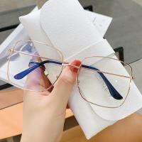 ราคา พร้อมส่งทันที แว่นตากรองแสง แว่นตาแฟชั่น เลนส์บลูบล็อค กรอบสี่เหลี่ยมใหญ่ รุ่น (16190333330)