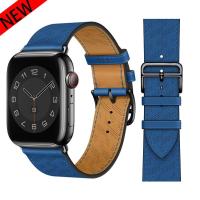 ราคา Strap For Apple watch band 44mm 49mm 45mm 42mm 38mm 40mm Single Tour Swift leather correa bracelet iWatch series 7 8 6 SE ultra (19342643156)