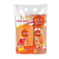 ราคา แพ็คคู่สุดคุ้ม 1 1 SUNSILK ซันซิล แชมพู สีส้ม แชมพู สีส้ม สูตรฟื้นบำรุงผมแห้งเสีย 2 ขวด ขนาด 350 มล (20846503372)