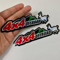 ราคา สติ๊กเกอร์ 4x4 off road 4wd สีเขียว สติกเกอร์ 2ชิ้น 3D ปั๊มนูน แต่งรถ ติดกระจก ข้างรถ ท้ายรถ รถยนต์ รถกระบะ SUV Toyota Ford Nissan Isuzu Mitsubishi Suzuki Caribian Lan Rover Jeep (16440533062)