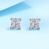 ราคา LY JEWELRY ต่างหูเพชรโมอีส 0 50 2กะรัต เงินแท้ 92 5 D VS1 D3025 (19546810302)